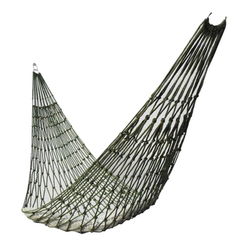 Black hammock on a white background