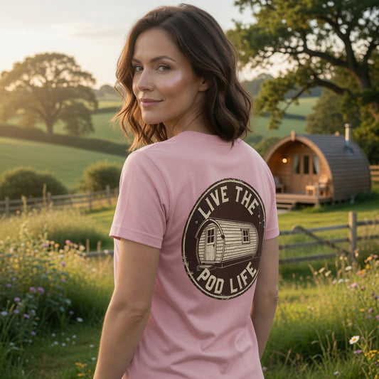 LIVE THE POD LIFE | Glamping T-Shirt | Organic Cotton