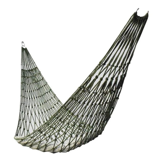 Black hammock on a white background