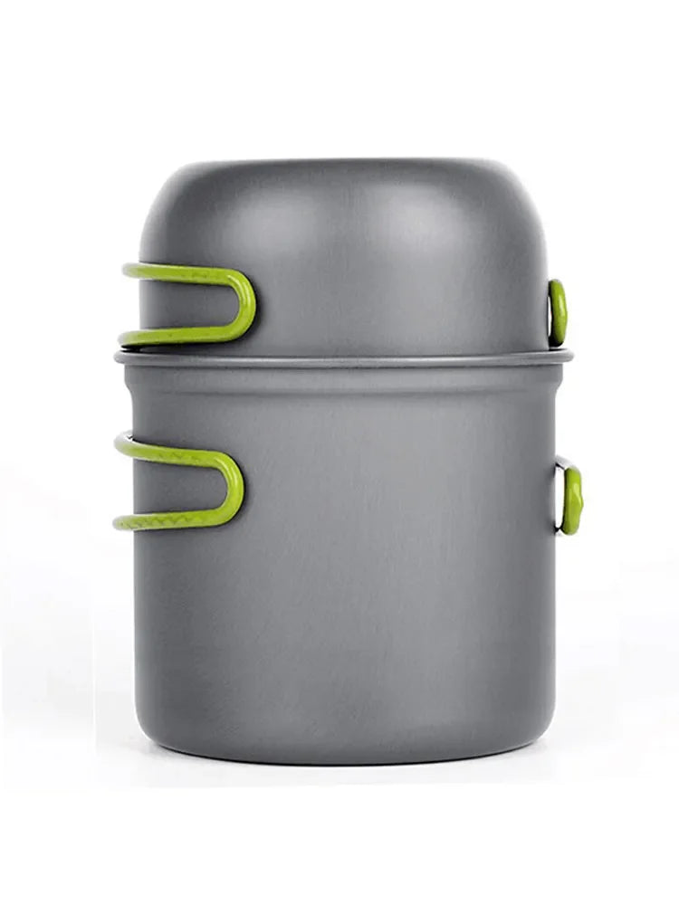 Gray container with green accents on a white background
