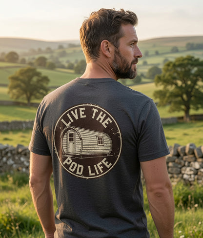 LIVE THE POD LIFE | Glamping T-Shirt | Organic Cotton